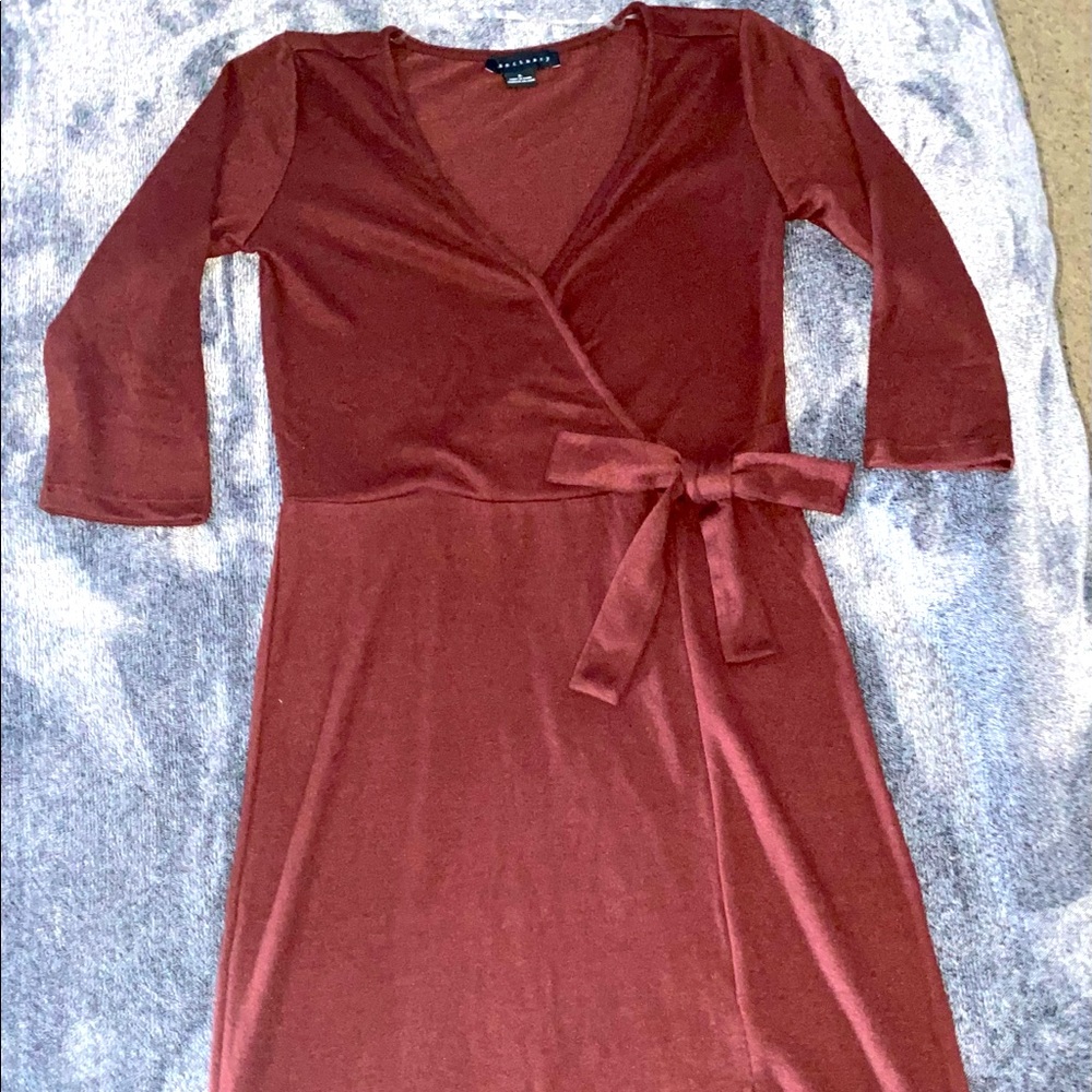 New Sanctuary Wrap Sweater Dress - Small